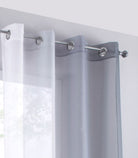 2er Pack Gardinen Vertikal Farbverlauf Druck Transparent »Modena« mit Ösen und Raffhalter, Vorhang, Dekoschal 10000183 Gardinen Set 10000183grau_d2 | girdainenbox.com