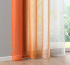 2er Pack Gardinen Vertikal Farbverlauf Druck Transparent »Modena« mit Ösen und Raffhalter, Vorhang, Dekoschal 10000183 Gardinen Set 10000183orange_d1 | girdainenbox.com
