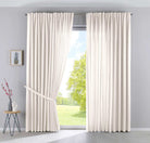 2er Set Vorhänge Verdeckte Schlaufen Cationic »JENA« Blickdicht Leinen Optik Gardinen Meliert Gardinenband mit Raffhalter 2019037-2 Creme HxB 250x300 cm Vorhang Set 2019037-2creme-breit | girdainenbox.com