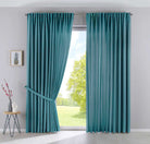 2er Set Vorhänge Verdeckte Schlaufen Cationic »JENA« Blickdicht Leinen Optik Gardinen Meliert Gardinenband mit Raffhalter 2019037-2 Smaragd Grün HxB 250x300 cm Vorhang Set 2019037-2smaragd_gruen-breit | girdainenbox.com