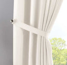 2er Set Vorhänge Verdeckte Schlaufen Cationic »JENA« Blickdicht Leinen Optik Gardinen Meliert Gardinenband mit Raffhalter 2019037-2 Vorhang Set 2019037_03_creme_raff | girdainenbox.com