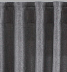 2er Set Vorhänge Verdeckte Schlaufen Cationic »JENA« Blickdicht Leinen Optik Gardinen Meliert Gardinenband mit Raffhalter 2019037-2 Vorhang Set 2019037grau-st | girdainenbox.com