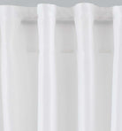 2er Set Vorhänge Verdeckte Schlaufen Cationic »JENA« Blickdicht Leinen Optik Gardinen Meliert Gardinenband mit Raffhalter 2019037-2 Vorhang Set 2019037weiss-st | girdainenbox.com