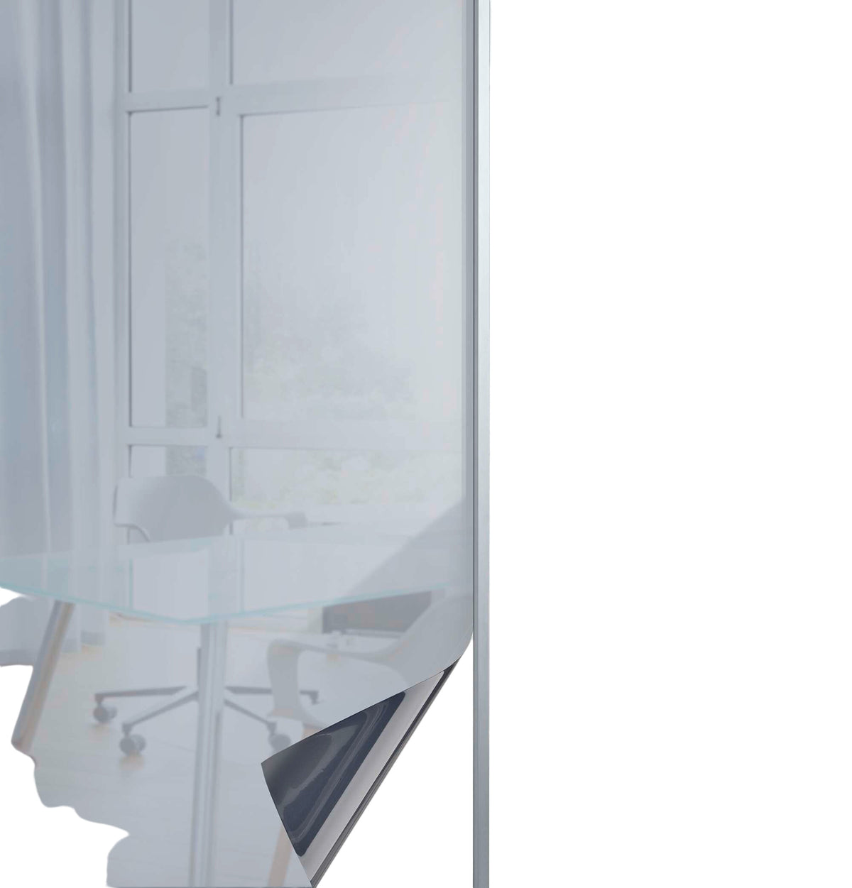 Fensterfolie selbsthaftend Sichtschutzfolie Anti-UV statische Haftung Folie selbstklebend 201916000 Folien 201916000solar_uv_silber-crop | girdainenbox.com