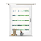 Fensterfolie selbsthaftend Sichtschutzfolie Anti-UV statische Haftung Folie selbstklebend 201916000 Folien 201916000streifen_10_cm-crop | girdainenbox.com