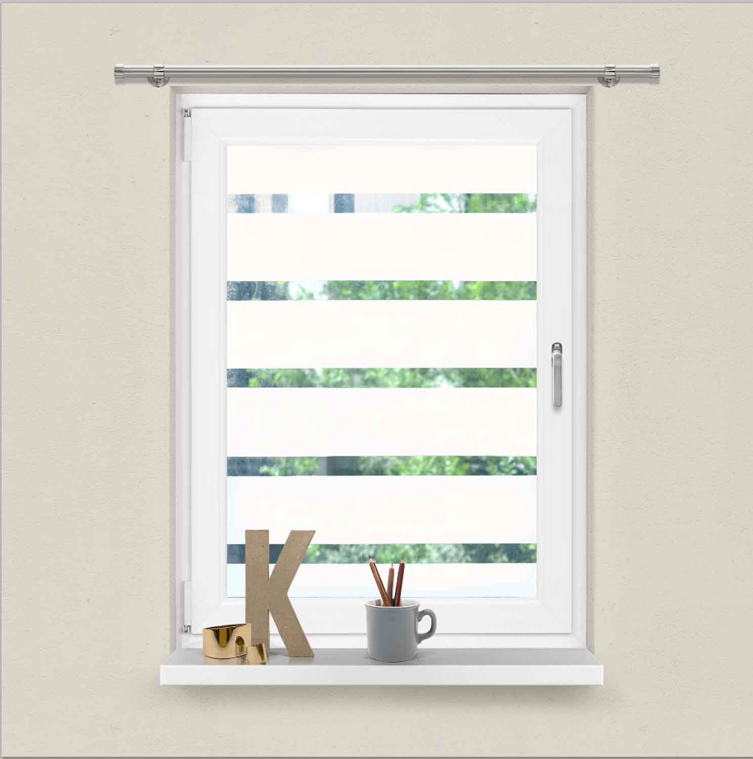 Fensterfolie selbsthaftend Sichtschutzfolie Anti-UV statische Haftung Folie selbstklebend 201916000 Streifen 10 cm 67x200 cm Folien 201916000streifen_10_cm_aafb75b6-4b29-4f1c-a74e-bc5585115ec0 | girdainenbox.com