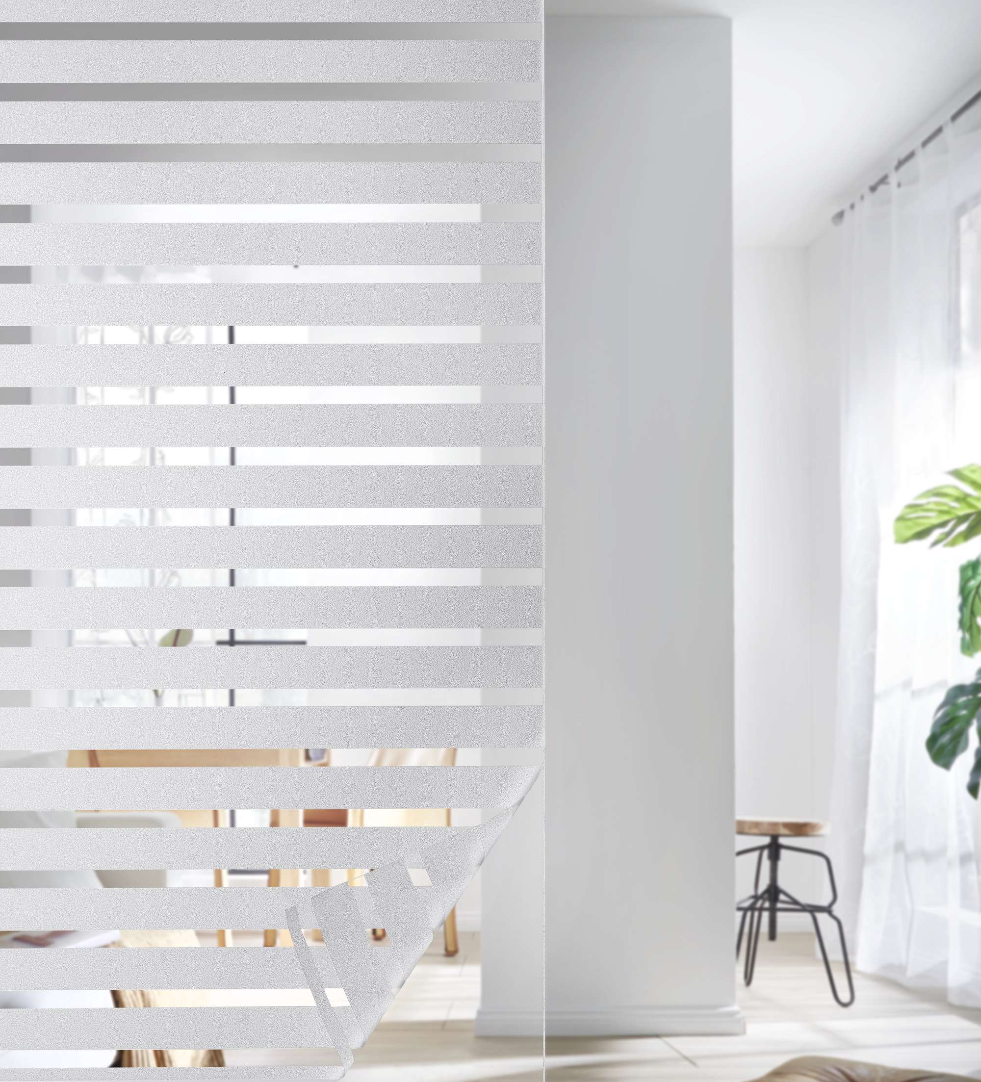 Fensterfolie selbsthaftend Sichtschutzfolie Anti-UV statische Haftung Folie selbstklebend 201916000 Streifen 25 mm 116x200 cm Folien 201916000streifen_25_mm_e1c960f5-d58b-40f0-849c-e85975278545 | girdainenbox.com