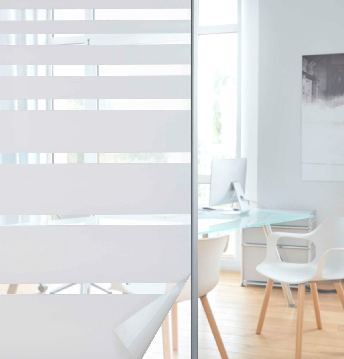 Fensterfolie selbsthaftend Sichtschutzfolie Anti-UV statische Haftung Folie selbstklebend 201916000 Folien 201916000streifen_94bbc033-6826-4f24-97cf-c96749cca4dc | girdainenbox.com