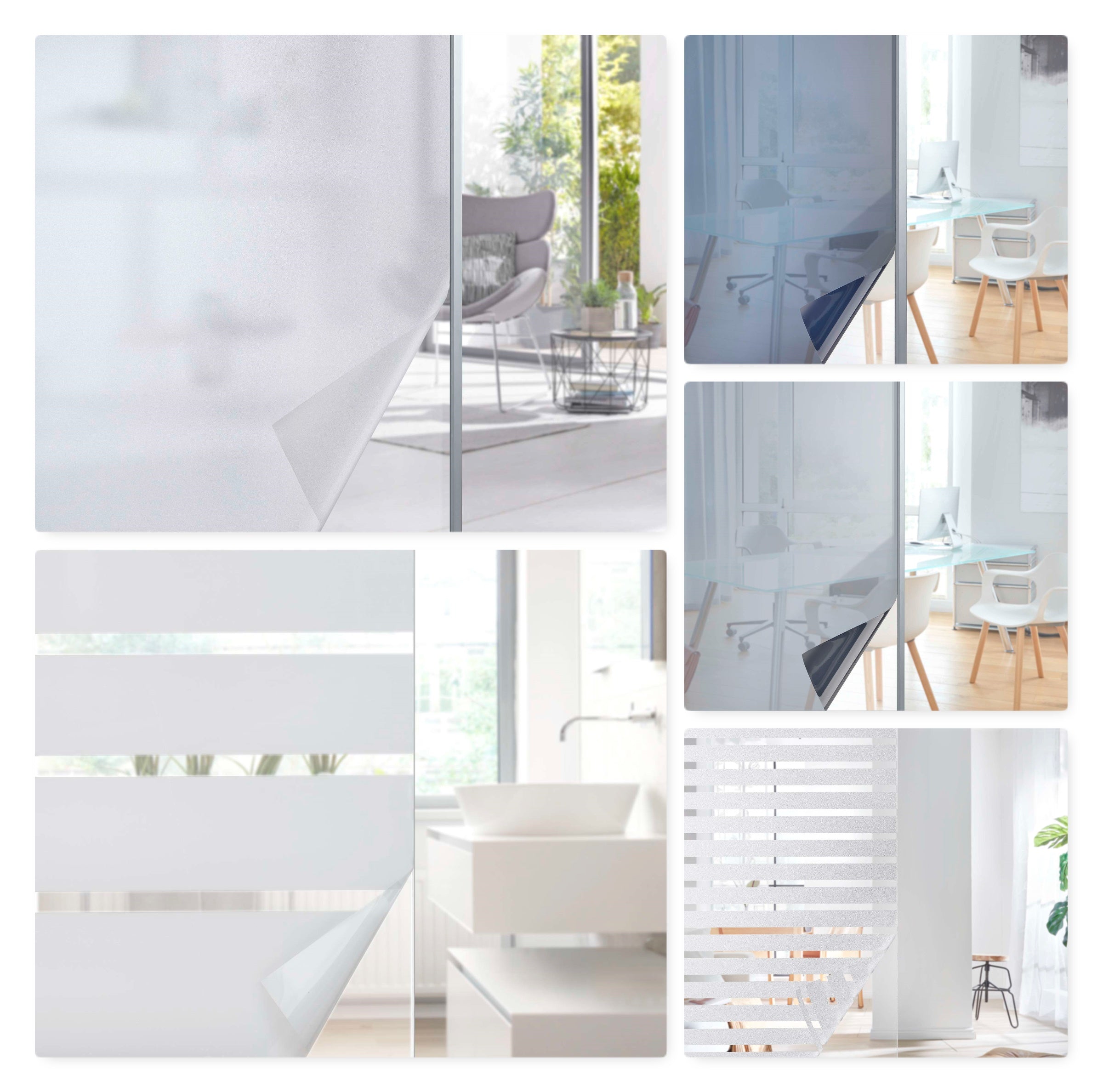 Fensterfolie selbsthaftend Sichtschutzfolie Anti-UV statische Haftung Folie selbstklebend 201916000 Folien 201916000var | girdainenbox.com