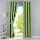 Vorhänge Blickdicht »NewYork« 2er-Pack Thermo-Gardinen Verdunkelungsvorhang Blackout Ösen schalldämmend UV-Schutz Raffhalter 201920600-2 Grün HxB 225x140 cm Vorhang Set 201920600-2gruen_e952c8cb-93b0-4a77-ac9d-ea4492c088d8 | girdainenbox.com