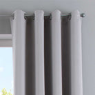Vorhang Blickdicht »NewYork« 1er-Pack Thermo-Gardine Verdunkelungsvorhang Blackout Ösen schalldämmend UV-Schutz Raffhalter 201920600 Vorhang 201920600_grau_3 | girdainenbox.com