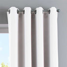 Vorhang Blickdicht »NewYork« 1er-Pack Thermo-Gardine Verdunkelungsvorhang Blackout Ösen schalldämmend UV-Schutz Raffhalter 201920600 Vorhang 201920600_weiss_3 | girdainenbox.com