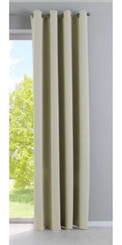 Vorhang Blickdicht »NewYork« 1er-Pack Thermo-Gardine Verdunkelungsvorhang Blackout Ösen schalldämmend UV-Schutz Raffhalter 201920600 Beige HxB 225x140 cm Vorhang 201920600beige | girdainenbox.com