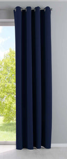Vorhang Blickdicht »NewYork« 1er-Pack Thermo-Gardine Verdunkelungsvorhang Blackout Ösen schalldämmend UV-Schutz Raffhalter 201920600 Blau HxB 225x140 cm Vorhang 201920600blau | girdainenbox.com
