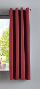 Vorhang Blickdicht »NewYork« 1er-Pack Thermo-Gardine Verdunkelungsvorhang Blackout Ösen schalldämmend UV-Schutz Raffhalter 201920600 Bordeaux HxB 160x140 cm Vorhang 201920600bordeaux-160 | girdainenbox.com