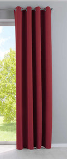 Vorhang Blickdicht »NewYork« 1er-Pack Thermo-Gardine Verdunkelungsvorhang Blackout Ösen schalldämmend UV-Schutz Raffhalter 201920600 Bordeaux HxB 225x140 cm Vorhang 201920600bordeaux | girdainenbox.com