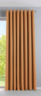 Vorhang Blickdicht »NewYork« 1er-Pack Thermo-Gardine Verdunkelungsvorhang Blackout Ösen schalldämmend UV-Schutz Raffhalter 201920600 Orange HxB 245x295 cm Vorhang 201920600orange-295 | girdainenbox.com