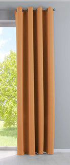 Vorhang Blickdicht »NewYork« 1er-Pack Thermo-Gardine Verdunkelungsvorhang Blackout Ösen schalldämmend UV-Schutz Raffhalter 201920600 Orange HxB 225x140 cm Vorhang 201920600orange | girdainenbox.com