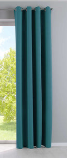 Vorhang Blickdicht »NewYork« 1er-Pack Thermo-Gardine Verdunkelungsvorhang Blackout Ösen schalldämmend UV-Schutz Raffhalter 201920600 Petrol HxB 245x140 cm Vorhang 201920600petrol_405c0035-6b3b-4d26-a569-5e942626d910 | girdainenbox.com