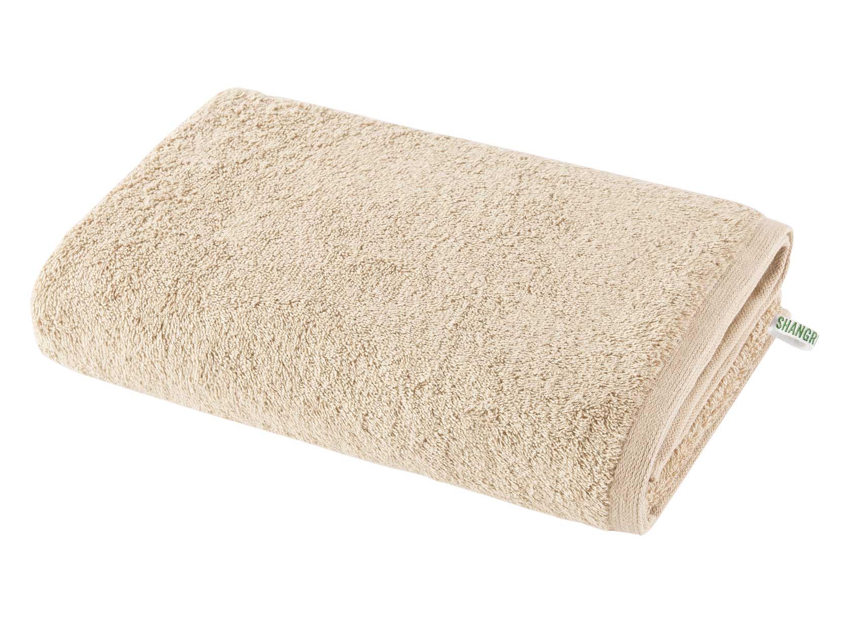 Badetuch Premium Qualität »Montreal« 500 g/m² 100% Bio Baumwolle kuschelig weich & sehr saugfähig - MADE IN GREEN - 2020103 Beige Frottee 2020103beige | girdainenbox.com