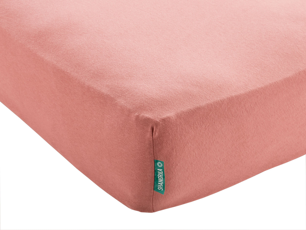 Spannbettlaken »Bremen« Bettlaken Bio Baumwolle Hautfreundlich für Boxpringbetten Matratzen bis 30 cm Höhe 202093 Altrosa BxL+H 140x200+30 cm Bettwäsche 202093altrosa | girdainenbox.com
