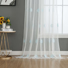 Gardine Raschel Stickerei Design »Florenz« Multiband für Gardinenschiene und Gardinenstange Elegante Fensterdekoration 2023200 04 Gardinenschal 202320004 | girdainenbox.com