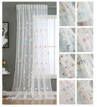 Gardine Raschel Stickerei Design »Florenz« Multiband für Gardinenschiene und Gardinenstange Elegante Fensterdekoration 2023200 Gardinenschal 2023200var | girdainenbox.com