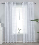 2er Set Gardine »VALENCIA« Multiband Aufhängung Scherli Transparent Leinen-Optik 2023400-408S-2 Natur Classic Gardinen Set 2023400-408S-2natur_classic | girdainenbox.com