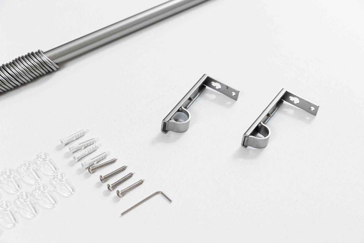 Ausziehbare Gardinenstange »Ningbo« Ø16/19 mm Komplettset zum sofortigen Montieren Wand- und Deckenmontage 2024140 Innenlaufstange 2024140_edel_5 | girdainenbox.com