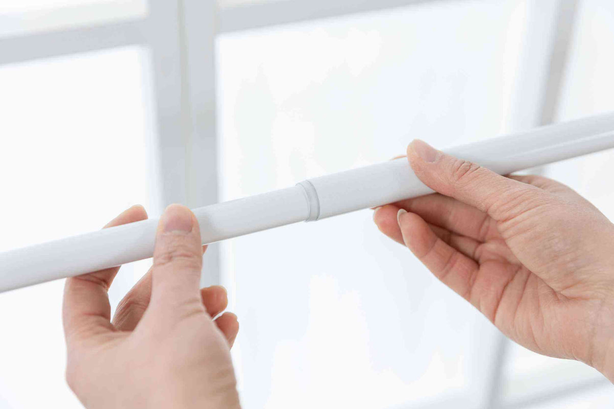 Ausziehbare Gardinenstange »Ningbo« Ø16/19 mm Komplettset zum sofortigen Montieren Wand- und Deckenmontage 2024140 Innenlaufstange 2024140_weiss_6 | girdainenbox.com