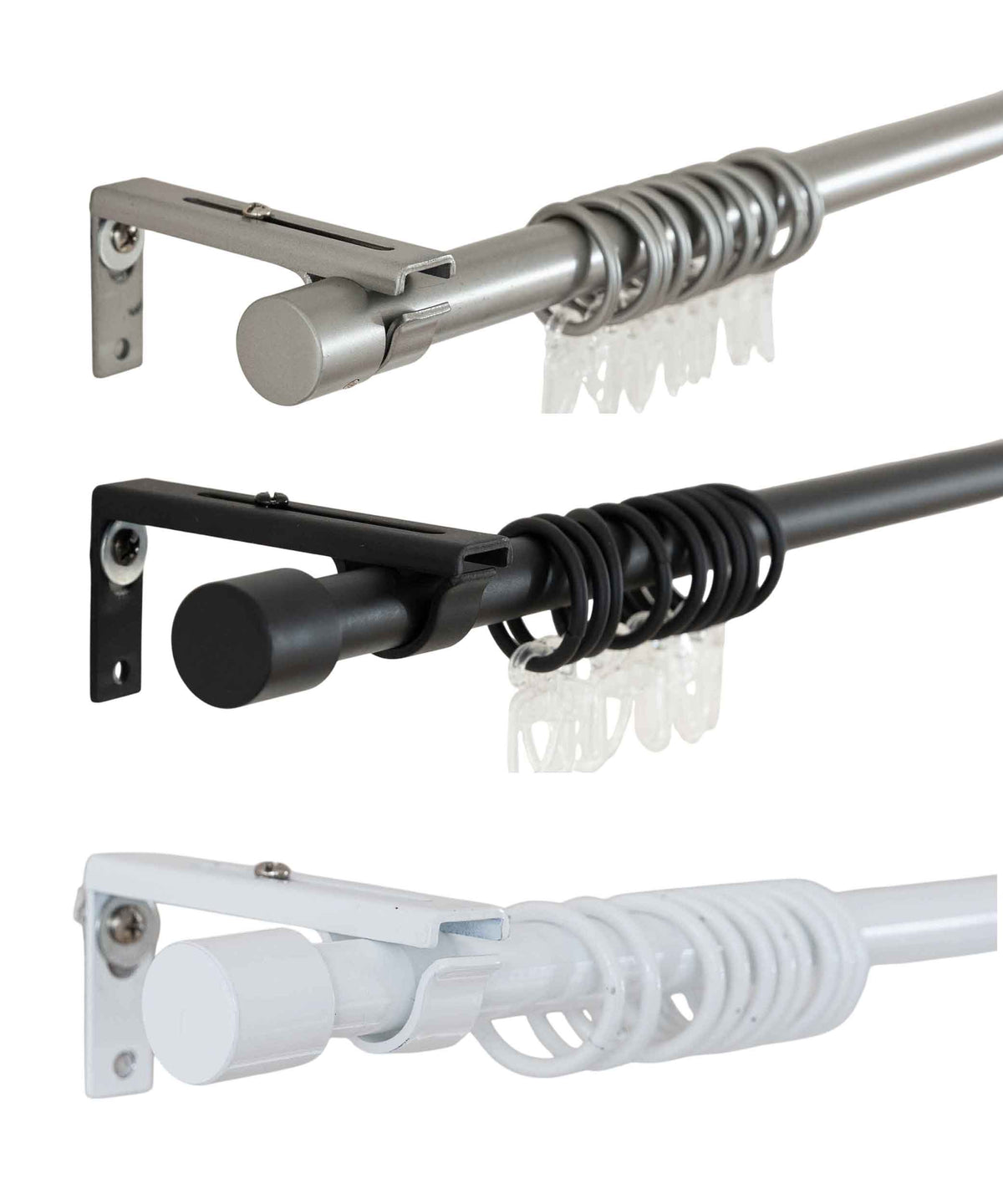 Ausziehbare Gardinenstange »Ningbo« Ø16/19 mm Komplettset zum sofortigen Montieren Wand- und Deckenmontage 2024140 Innenlaufstange 2024140var | girdainenbox.com