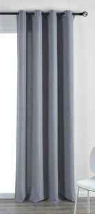 Vorhang Ösen »Essen« Cationic Raffhalter Leinenstruktur blickdicht lichtdurchlässig 210 g/m² 202430 Dunkelgrau Vorhang 202430dunkelgrau_78990321-6d9f-4750-bb8d-2db3bc3c5615 | girdainenbox.com
