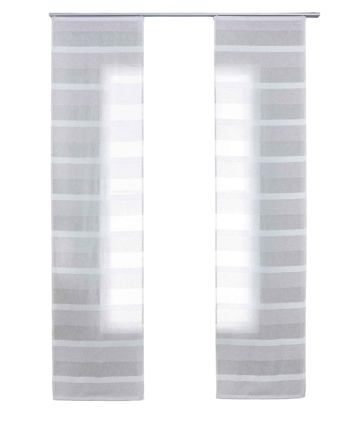 2er Set Halbtransparente Schiebegardinen Paneelwagen HxB 245x60 cm Natur Meliert »Halle« Chenille Leinenbindung Lichtdurchlässig Halbtransparent 202480P-2 Schiebegardine 202480P-2natur_meliert-crop | girdainenbox.com