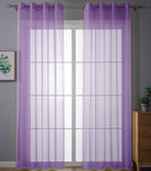 2er-Pack Ösen Gardinen Transparent Vorhang Set Wohnzimmer Voile Ösenvorhang Bleibandabschluß 203322 Lila HxB 175x140 cm Gardinen Set 203322lila_c385b09b-3db9-4dcb-9303-6fc1924d6987 | girdainenbox.com