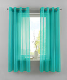 2er Set Ösengardinen Transparent »Basel« Gardine Bleiband Store Vorhang 20332TR2 BlauTürkis HxB 175x140 cm Gardinen Set 20332TR2blautuerkis-175_4212116d-55d8-4d8c-bc53-da966e254b7f | girdainenbox.com