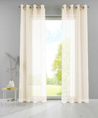 2er Set Ösengardinen Transparent »Basel« Gardine Bleiband Store Vorhang 20332TR2 Creme HxB 245x140 cm Gardinen Set 20332TR2creme_901f7166-e133-4fee-b6de-015f4d3496b9 | girdainenbox.com