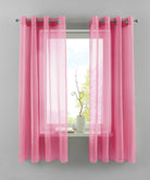 2er Set Ösengardinen Transparent »Basel« Gardine Bleiband Store Vorhang 20332TR2 Rosa HxB 145x140 cm Gardinen Set 20332TR2rosa-175_2c39c328-b680-4508-9901-ea64c0797a1f | girdainenbox.com