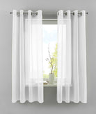 2er Set Ösengardinen Transparent »Basel« Gardine Bleiband Store Vorhang 20332TR2 Weiß HxB 145x140 cm Gardinen Set 20332TR2weiss-175_fe4940ac-d3f2-4ac6-ab3c-231d39b82e3f | girdainenbox.com