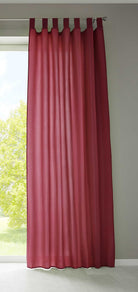 1er Set Vorhang Schal Schlaufen »Berlin« Microsatin Lichtdurchlässig Kräuselband Uni Matt 20400N Bordeaux HxB 225x140 cm Gardinenschal 20400Nbordeaux_91eafb64-d245-4f3e-a7e7-1c38f09fe72b | girdainenbox.com