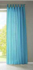 1er Set Vorhang Schal Schlaufen »Berlin« Microsatin Lichtdurchlässig Kräuselband Uni Matt 20400N Türkis HxB 225x140 cm Gardinenschal 20400Ntuerkis_cab1dc71-536a-41a1-b359-44b9491f8db5 | girdainenbox.com