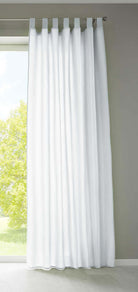 1er Set Vorhang Schal Schlaufen »Berlin« Microsatin Lichtdurchlässig Kräuselband Uni Matt 20400N Weiß HxB 225x140 cm Gardinenschal 20400Nweiss_9ef955ca-f0a3-4514-b618-a5e74cf439f8 | girdainenbox.com