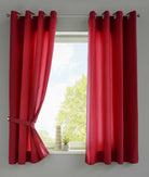 2er Set Vorhänge Schal Ösen »Berlin« Microsatin Lichtdurchlässig Uni Matt 20405N2 Bordeaux HxB 175x140 cm Vorhang 20405N2bordeaux-175_54b6ab22-f11c-4975-b750-f280a55e5a77 | girdainenbox.com