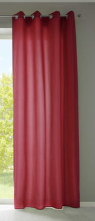 1er Set Vorhänge Schal Ösen »Berlin« Microsatin Lichtdurchlässig Uni Matt 20405N Bordeaux HxB 225x140 cm Vorhang 20405Nbordeaux_b396eabc-3f2b-47cf-94ce-de1c4c0e875b | girdainenbox.com