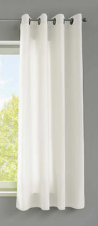 1er Set Vorhänge Schal Ösen »Berlin« Microsatin Lichtdurchlässig Uni Matt 20405N Creme HxB 175x140 cm Vorhang 20405Ncreme-175_2c44c05a-14bc-42b9-9025-c26115eab406 | girdainenbox.com