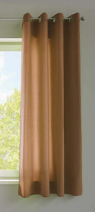 1er Set Vorhänge Schal Ösen »Berlin« Microsatin Lichtdurchlässig Uni Matt 20405N Taupe HxB 145x140 cm Vorhang 20405Ntaupe-175 | girdainenbox.com