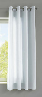 1er Set Vorhänge Schal Ösen »Berlin« Microsatin Lichtdurchlässig Uni Matt 20405N Weiß HxB 175x140 cm Vorhang 20405Nweiss-175_3a2db5d3-ef4f-4dfe-a19a-414d9abb78bf | girdainenbox.com