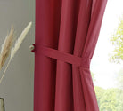 1er Set Vorhänge Schal Ösen »Berlin« Microsatin Lichtdurchlässig Uni Matt 20405N Vorhang 20405_raff_bordeaux_12ce4124-682a-485c-83ef-c1f19af6c9b6 | girdainenbox.com