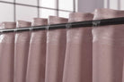 Vorhang Schal verdeckte Schlaufen >>Cationic<< blickdicht Leinen Optik natura seidenmatt (HxB) Landhaus Stil 20440 Vorhang 20440-altrosa-6 | girdainenbox.com