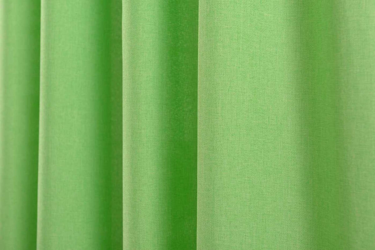 Vorhang Schal verdeckte Schlaufen >>Cationic<< blickdicht Leinen Optik natura seidenmatt (HxB) Landhaus Stil 20440 Vorhang 20440_Apfelgrun_4 | girdainenbox.com