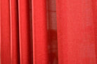 Vorhang Schal verdeckte Schlaufen >>Cationic<< blickdicht Leinen Optik natura seidenmatt (HxB) Landhaus Stil 20440 Vorhang 20440_Rot_3 | girdainenbox.com